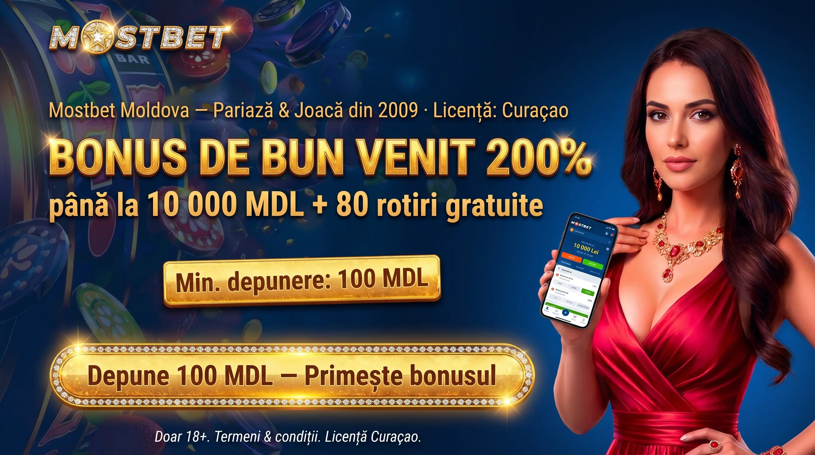 Mostbet în Moldova cazino online și pariuri sportive