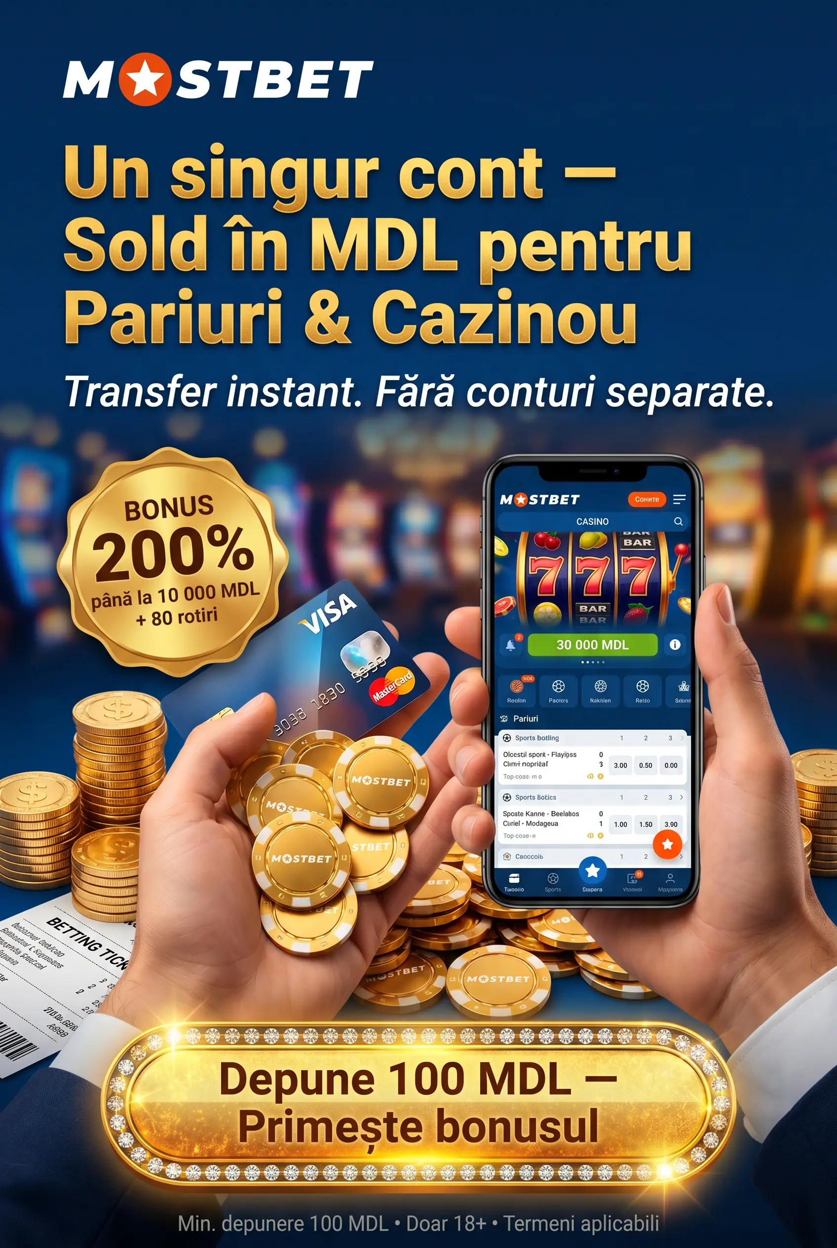 Mostbet pentru utilizatorii moldoveni