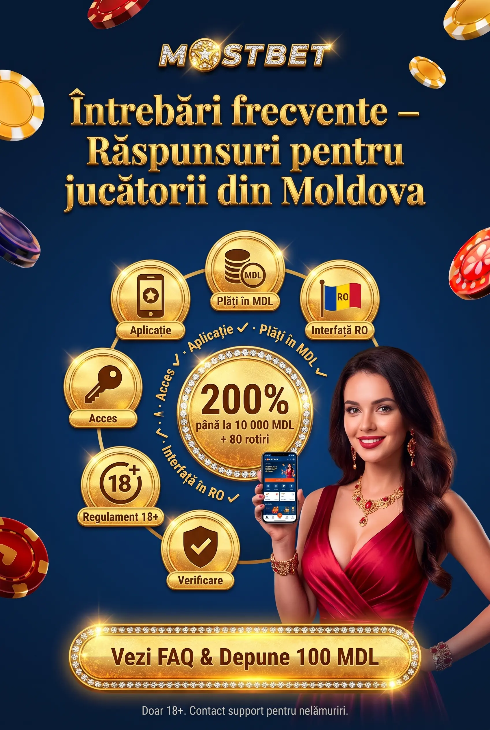 Întrebări frecvente ale jucătorilor din Moldova